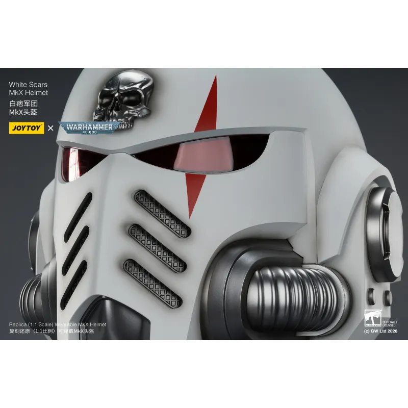 Warhammer 40K White Scars MkX Helmet JOYTOY