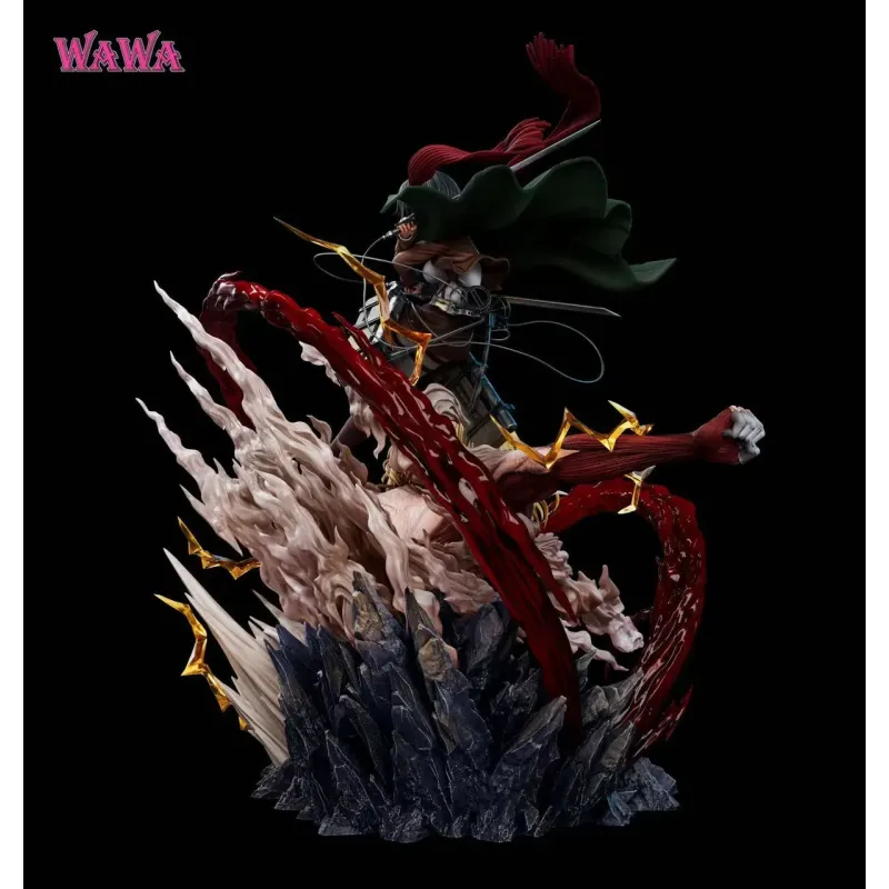 Attack on Titan Mikasa Ackerman & Female Titan WAWA Studio
