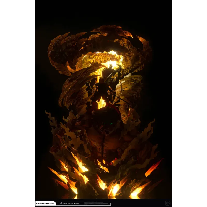 Attack on Titan Eren Jaeger Transformation Hertz Studio