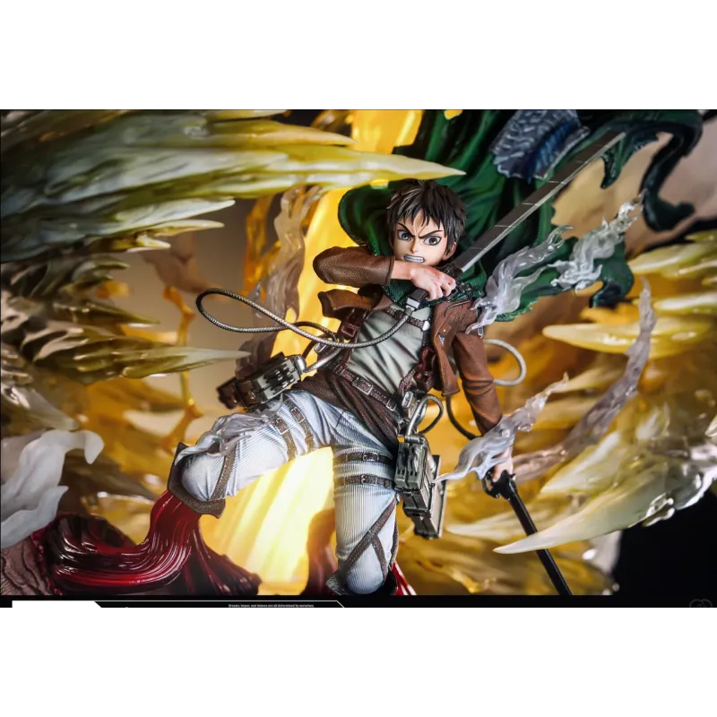 Attack on Titan Eren Jaeger Transformation Hertz Studio
