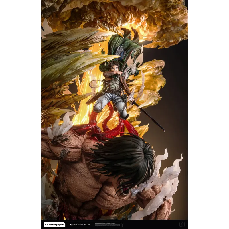 Attack on Titan Eren Jaeger Transformation Hertz Studio