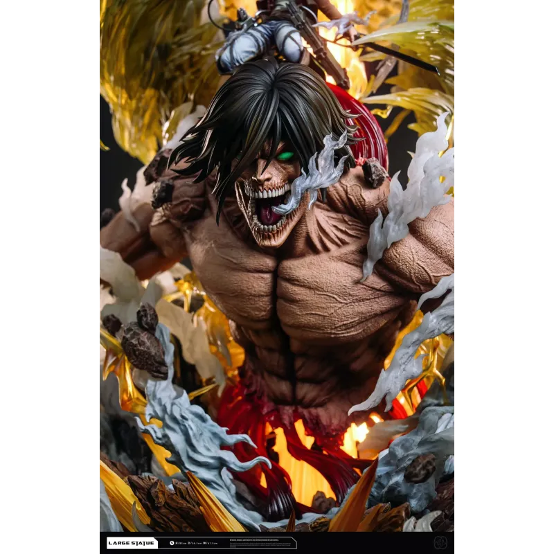 Attack on Titan Eren Jaeger Transformation Hertz Studio