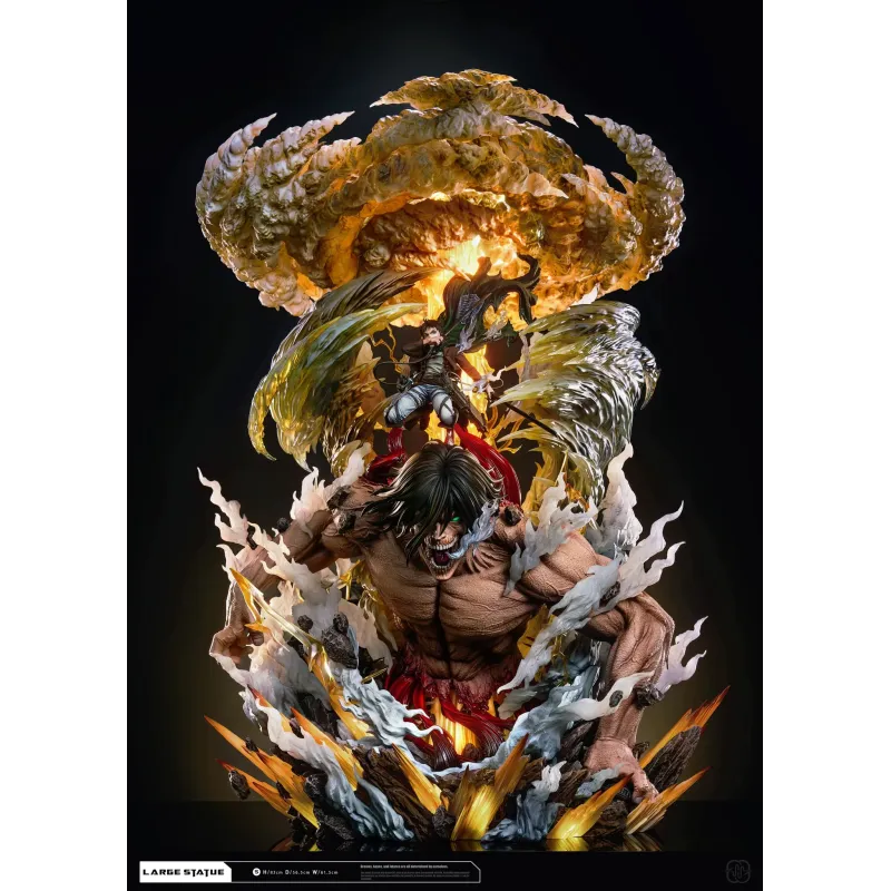 Attack on Titan Eren Jaeger Transformation Hertz Studio