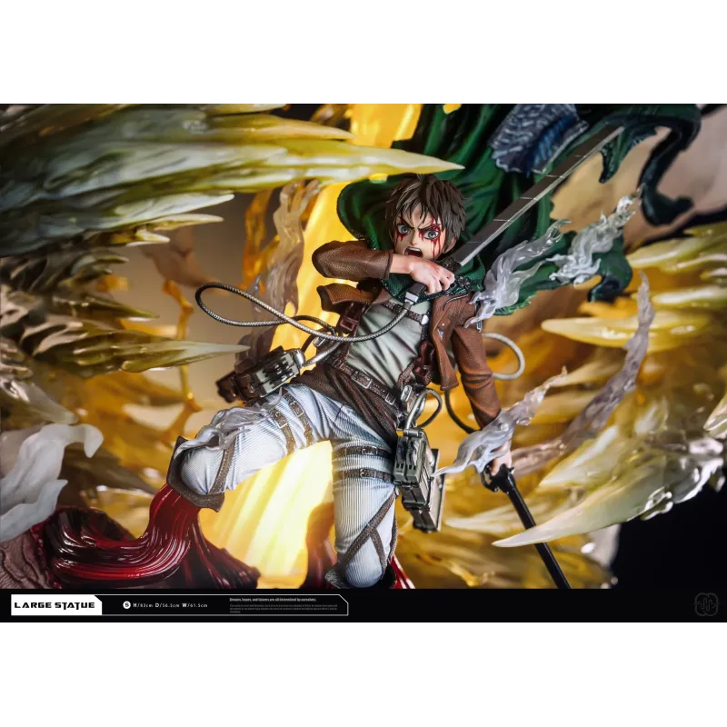 Attack on Titan Eren Jaeger Transformation Hertz Studio