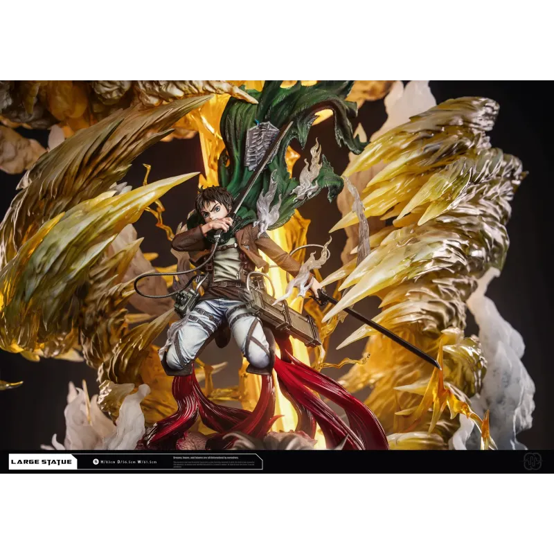 Attack on Titan Eren Jaeger Transformation Hertz Studio