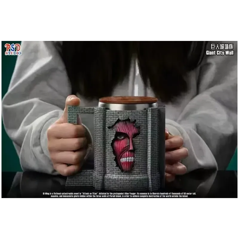 Attack on Titan Wall Titan Mug PSD Studio