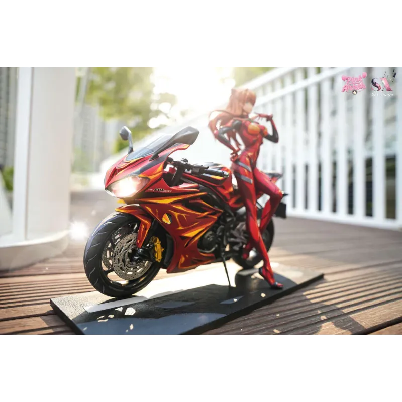 Neon Genesis Evangelion Motorcycle Girl Asuka Aetheria Studio X SX Studio