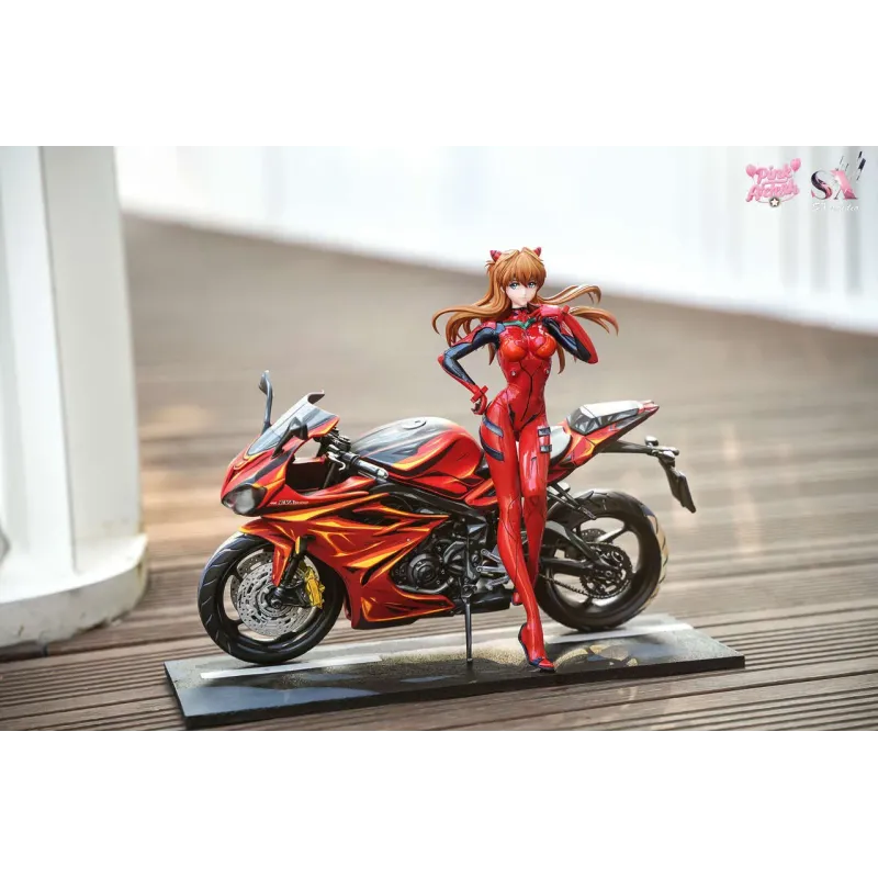 Neon Genesis Evangelion Motorcycle Girl Asuka Aetheria Studio X SX Studio