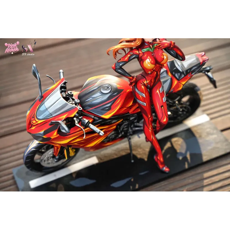 Neon Genesis Evangelion Motorcycle Girl Asuka Aetheria Studio X SX Studio