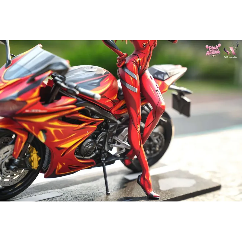 Neon Genesis Evangelion Motorcycle Girl Asuka Aetheria Studio X SX Studio