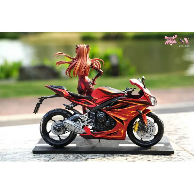 Neon Genesis Evangelion Motorcycle Girl Asuka Aetheria Studio X SX Studio