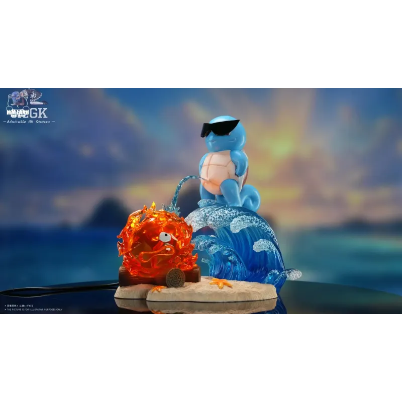 Howl’s Moving Castle Squirtle X Calcifer MMLAND Studio