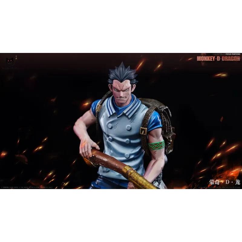 One Piece Young Monkey D Dragon Black Studio