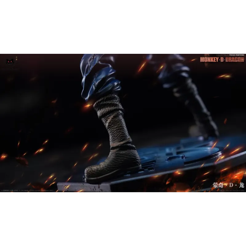 One Piece Young Monkey D Dragon Black Studio