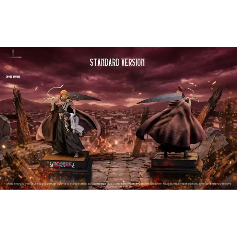 Bleach Ichigo & Rukia Cross Studio