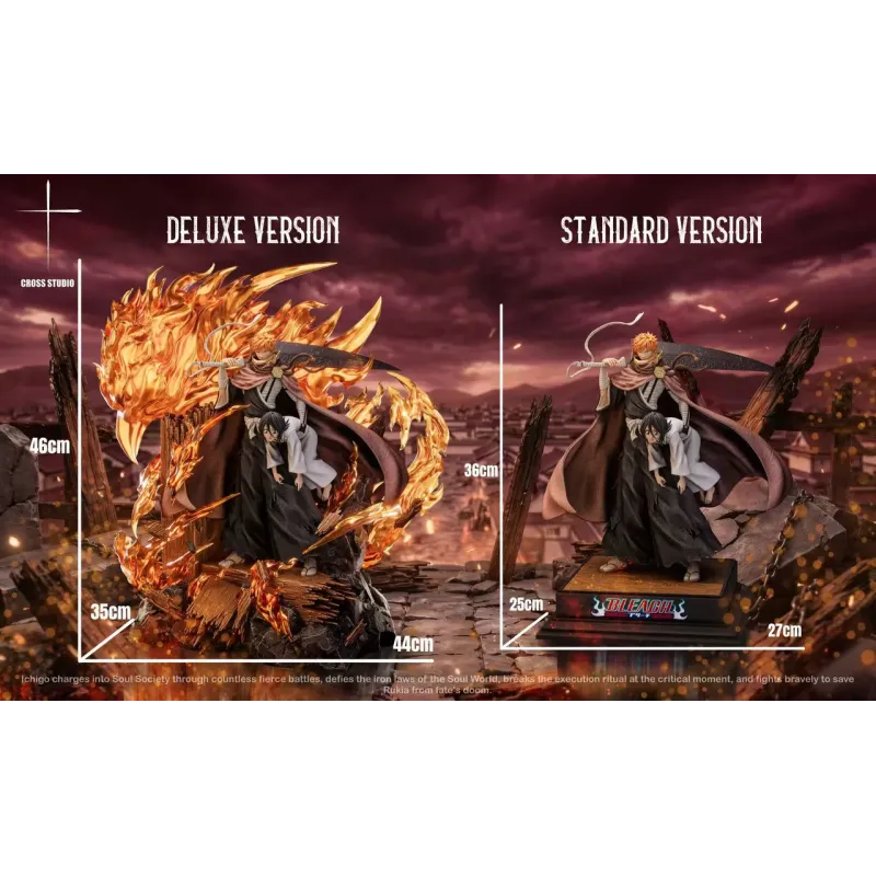 Bleach Ichigo & Rukia Cross Studio