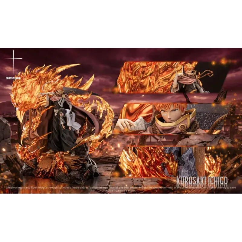Bleach Ichigo & Rukia Cross Studio