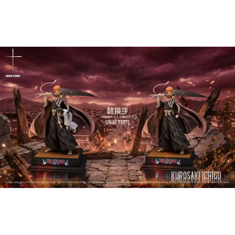 Bleach Ichigo & Rukia Cross Studio