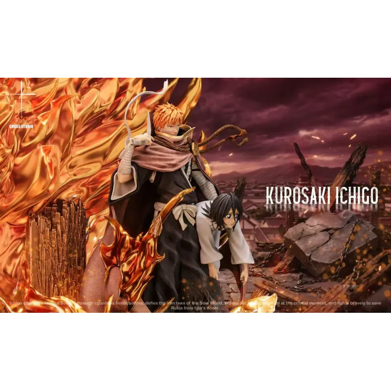 Bleach Ichigo & Rukia Cross Studio