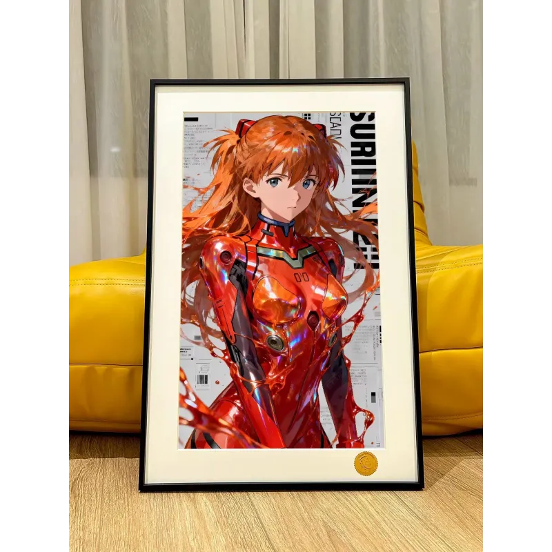 Neon Genesis Evangelion Asuka V2 Decorative Painting XingKong Studio