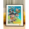 Crayon Shin Chan Dragon Ball Version Crayon Shin-chan Decorative Painting XingKong Studio