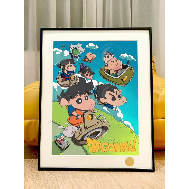 Crayon Shin Chan Dragon Ball Version Crayon Shin-chan Decorative Painting XingKong Studio