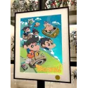 Crayon Shin Chan Dragon Ball Version Crayon Shin-chan Decorative Painting XingKong Studio
