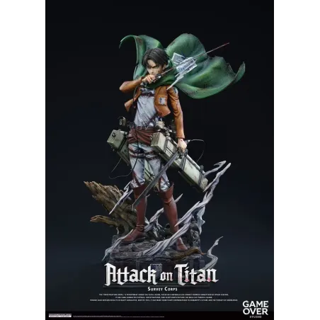 Attack on Titan Levi Ackerman Game Over Studio