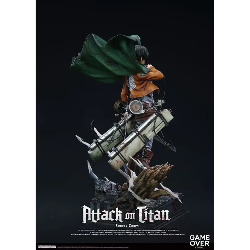 Attack on Titan Levi Ackerman Game Over Studio