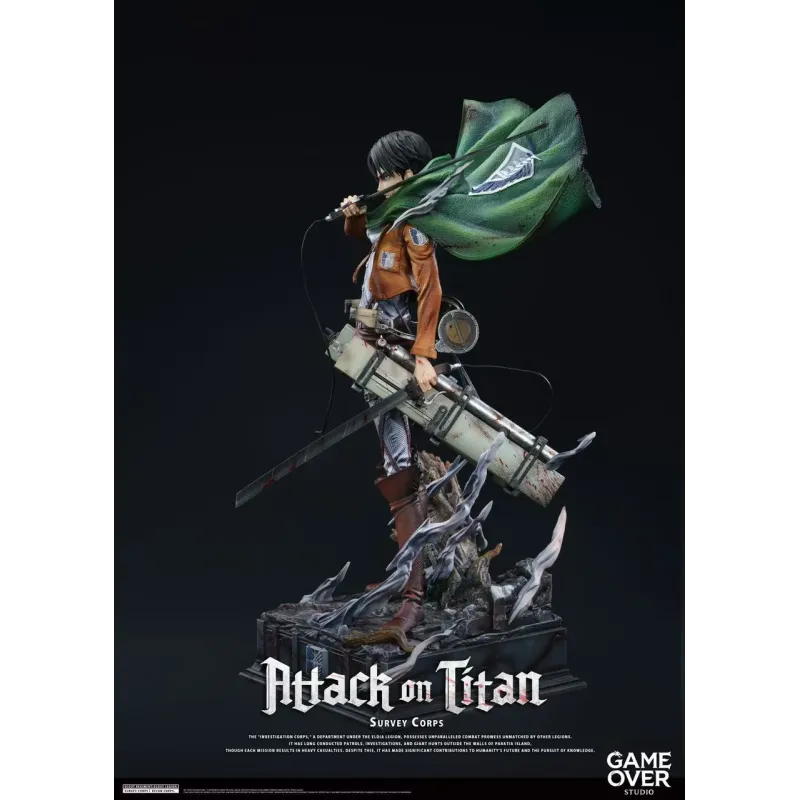 Attack on Titan Levi Ackerman Game Over Studio
