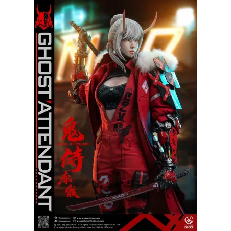 Original Character GS-002 Ghost Attendant Red Remains POP COSTUME Studio