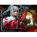 Original Character GS-002 Ghost Attendant Red Remains POP COSTUME Studio