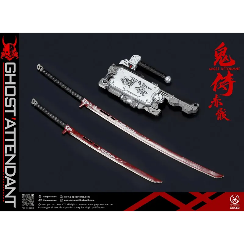 Original Character GS-002 Ghost Attendant Red Remains POP COSTUME Studio