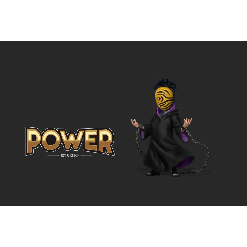 Naruto Uchiha Obito Power Studio - Masque de Tigre Collectionnable
