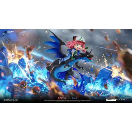 Spy x Family x Pokemon Anya Riding Mega Charizard Biubiu Studio
