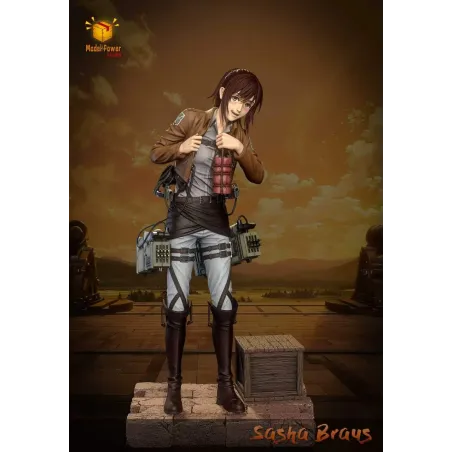 Attack on Titan Sasha Braus stealing meat Model Power Studio