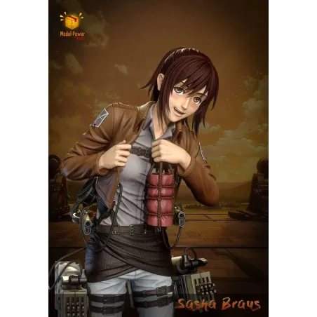 Attack on Titan Sasha Braus stealing meat Model Power Studio