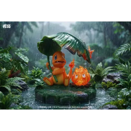 Howl's Moving Castle X Pokémon Calcifer X Charmander Long Miao Studio