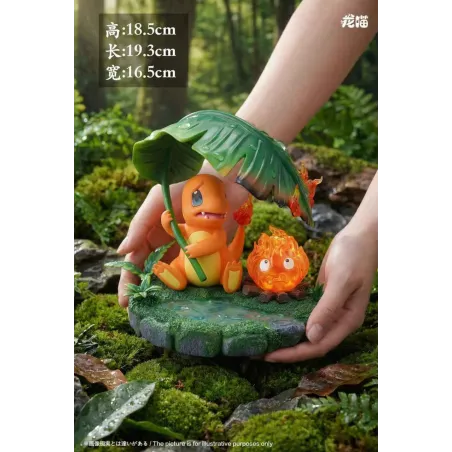 Howl's Moving Castle X Pokémon Calcifer X Charmander Long Miao Studio
