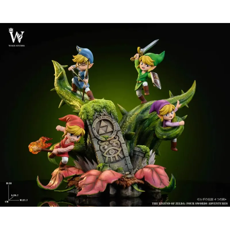 The Legend of Zelda Four Swords Adventures Link Wake Studio