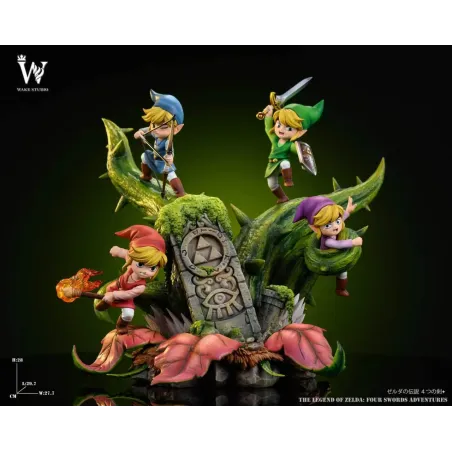The Legend of Zelda Four Swords Adventures Link Wake Studio