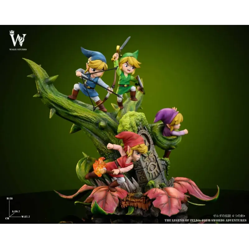 The Legend of Zelda Four Swords Adventures Link Wake Studio