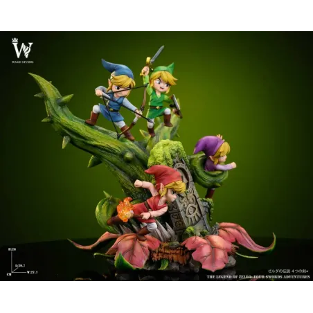The Legend of Zelda Four Swords Adventures Link Wake Studio