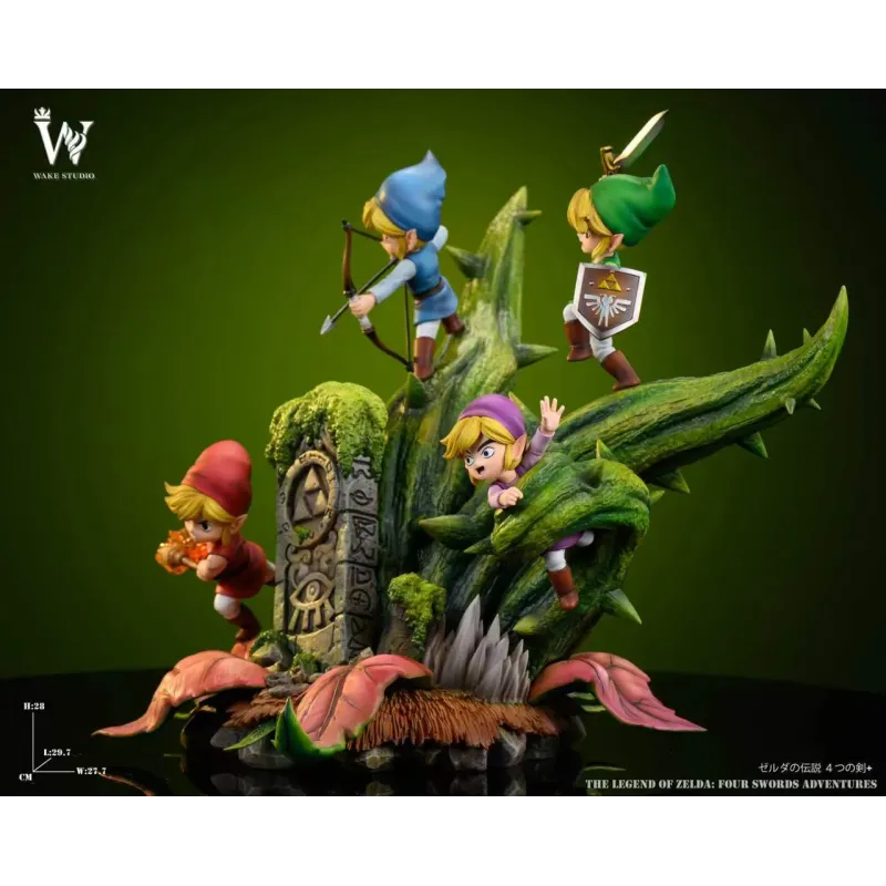 The Legend of Zelda Four Swords Adventures Link Wake Studio
