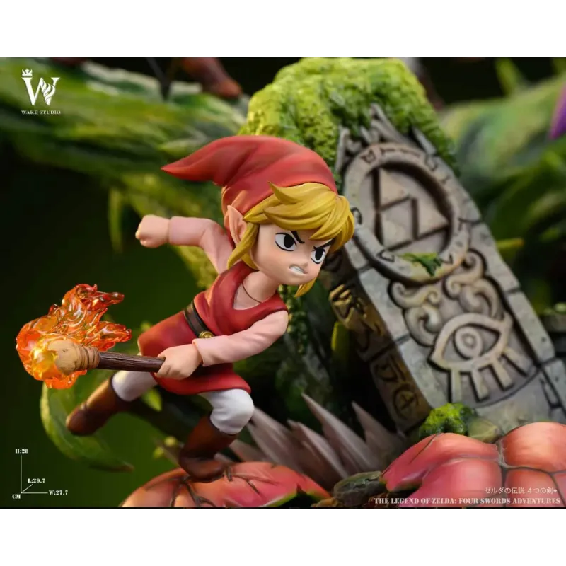 The Legend of Zelda Four Swords Adventures Link Wake Studio