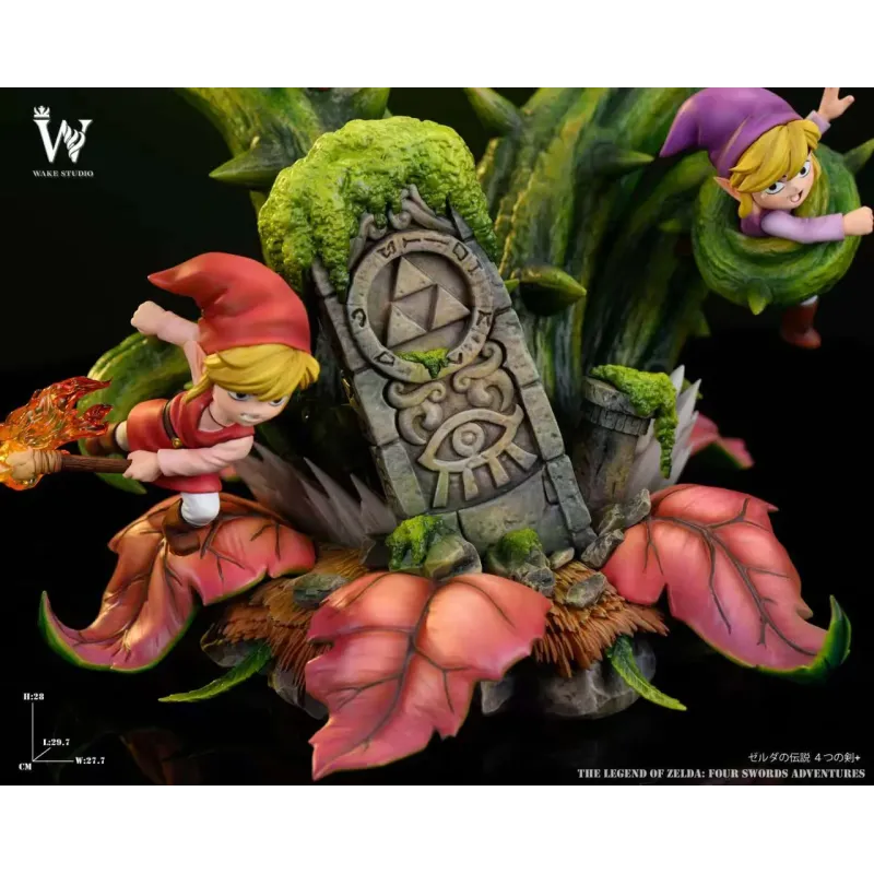The Legend of Zelda Four Swords Adventures Link Wake Studio
