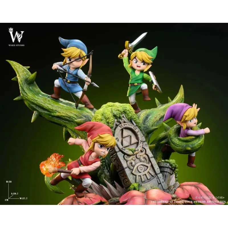 The Legend of Zelda Four Swords Adventures Link Wake Studio