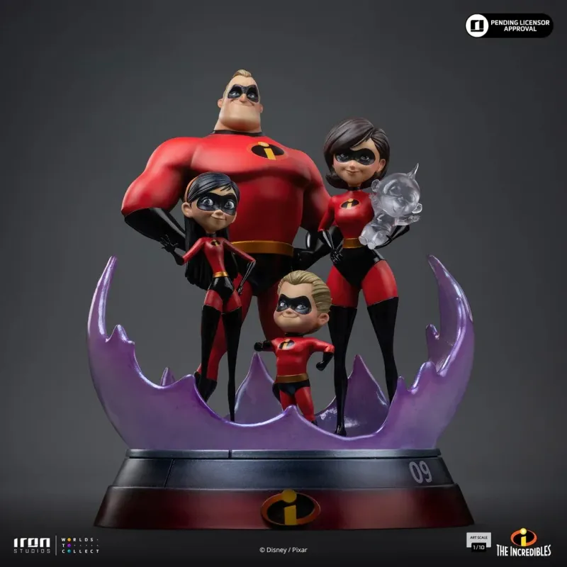 Disney The Incredibles Diorama Family Iron Studios