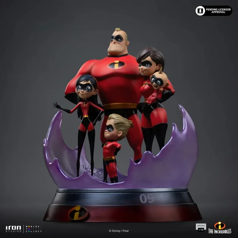 Disney The Incredibles Diorama Family Iron Studios