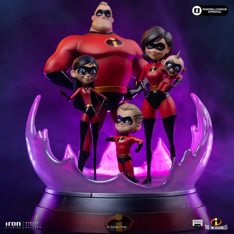 Disney The Incredibles Diorama Family Iron Studios